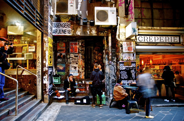 'Music, art and coffee'