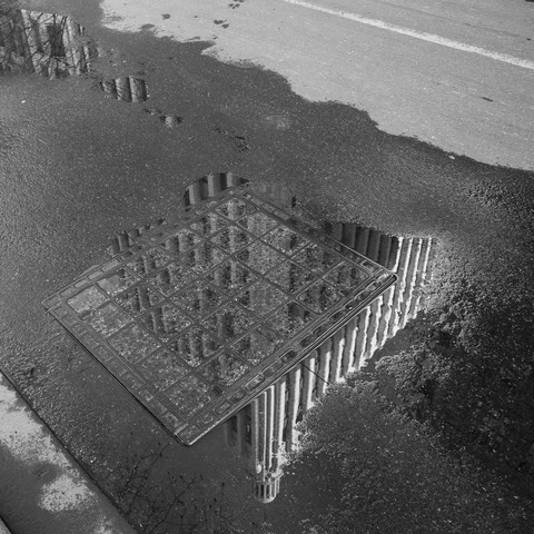 'Manchester Unity Building reflected'