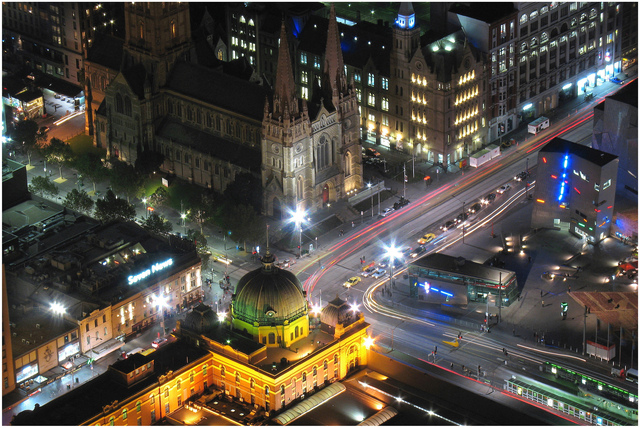 'Melbourne From High'