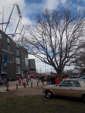 'People Gathering for AFL Grand Finals'