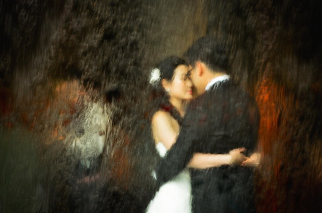 'Lovers Embrace at the NVG Entrance'