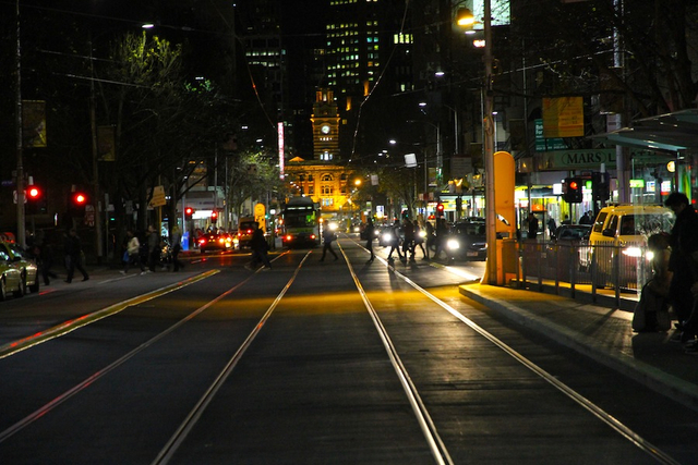 'Melbourne Winter Night'