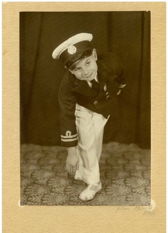 John in Captain's Uniform