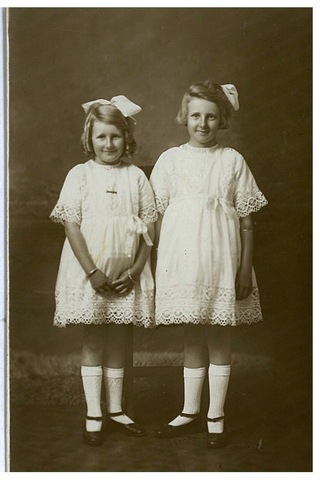 Sylvia & Thelma as older children