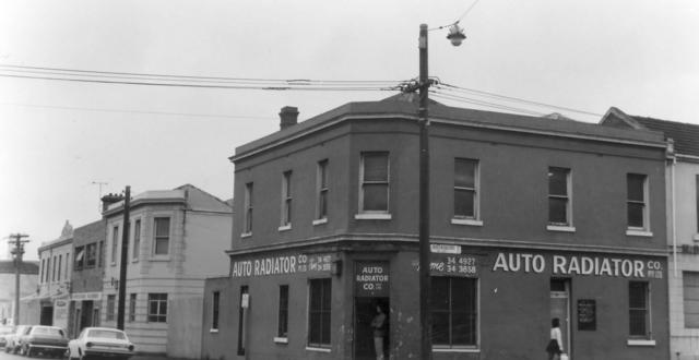 Corner Queensberry Street south and Cobden Street West