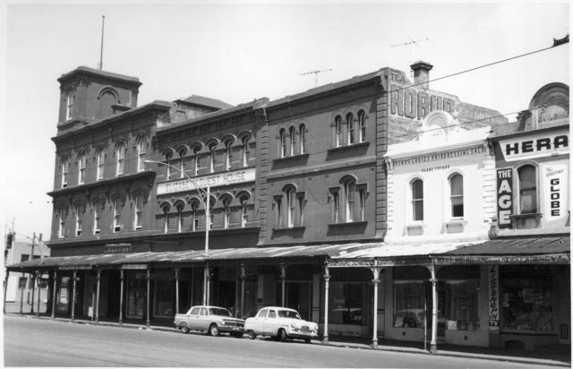 Victoria Street South and corner Eades Place, West Melbourne
