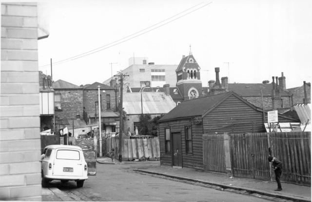 Little Provost Street center, south east corner