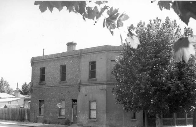 Corner of O'Shanassy Street south and Lothian Street west, North Melbourne 