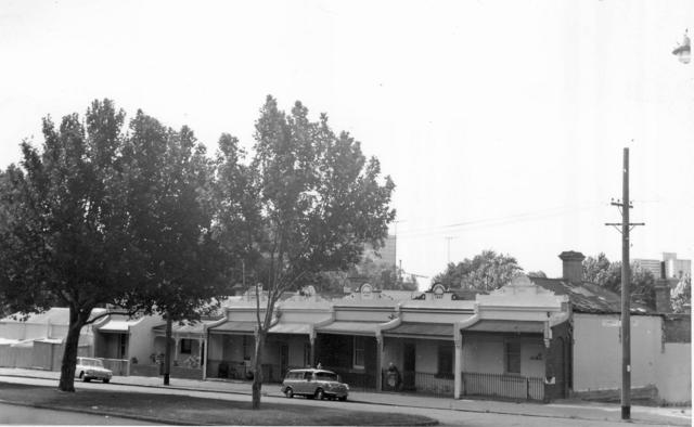 O'Shanassy Street north, between Dryburgh Street and Lothian Street, North Melbourne