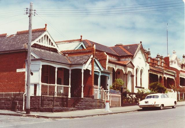 Corner of Little Lothian Street south and Lothian Street east, North Melbourne