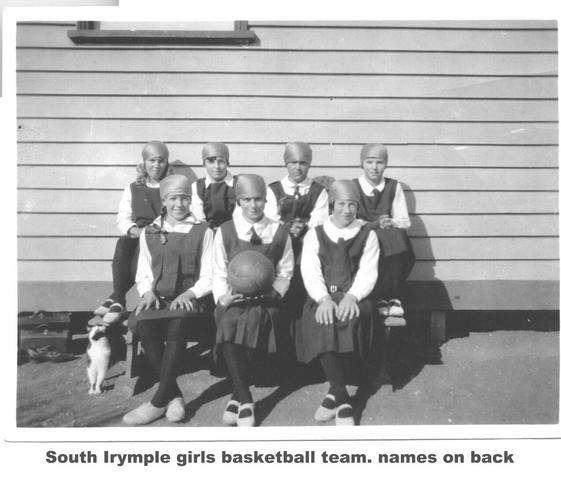 Sth Irymple girls basketball team, Mildura.