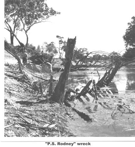 P. S. Rodney wreck, Mildura.