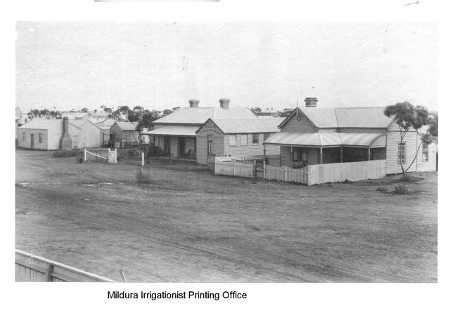 Mildura Irrigationist Printing Office. Mildura.
