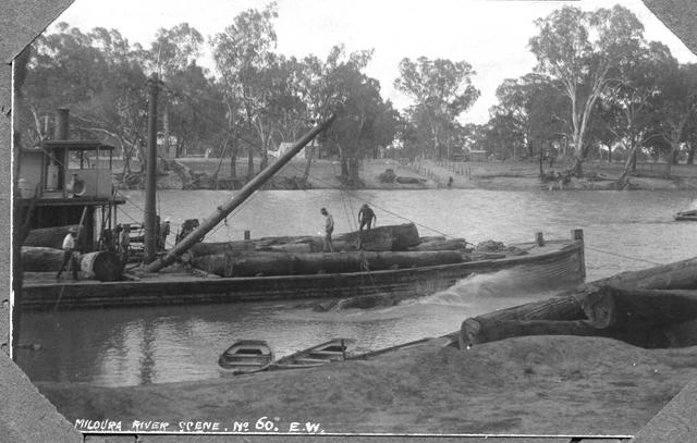 Mildura River Scene, Mildura.