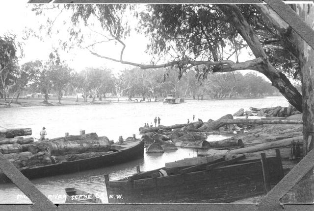 Murray River scene, Mildura.