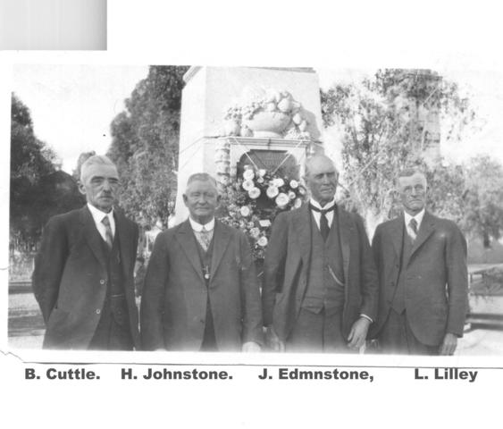 B Cuttle. H Johnstone, J Edmstone,  l Lilley, Mildura.