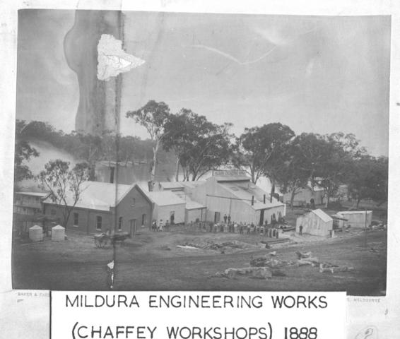 Engineering Works, Chaffey Workshops, Mildura.