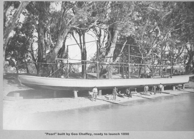 ' Pearl' built by Geo Chaffey, Mildura.