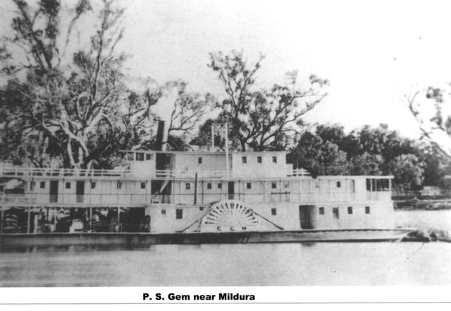 P. S. 'Gem' near Mildura.