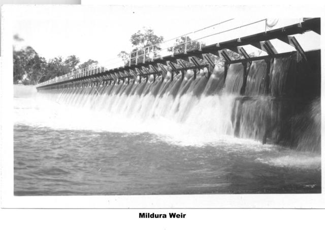 Weir at Mildura.