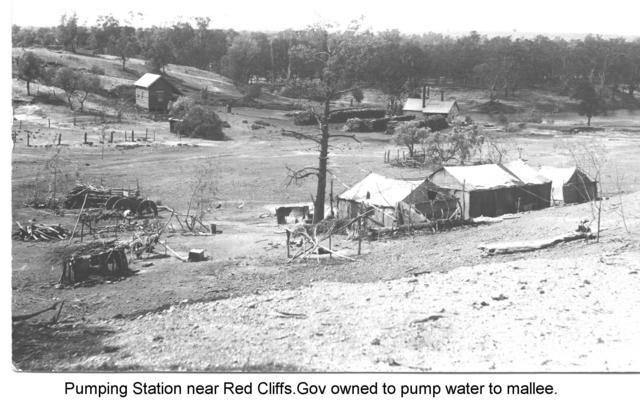 Pumpimg station near Red Cliffs, Gov owned to pump water to the Mallee, Mildura.