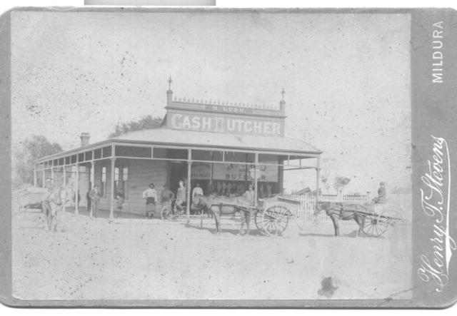 H. Lush Cash Butcher, Mildura.
