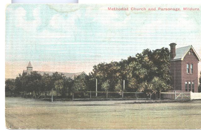 Methodist Church and Parsonage, Mildura.