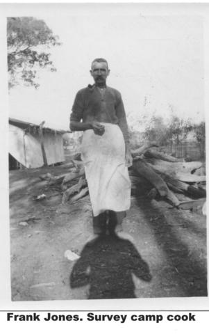 Frank Jones, Survey camp cook, Mildura.