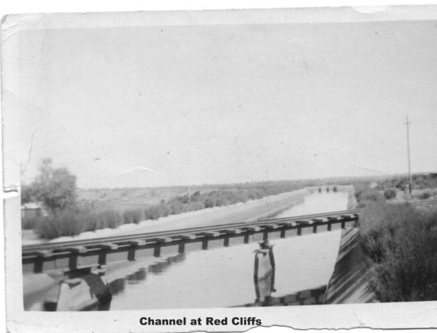 Channel at Red Cliffs, Mildura.