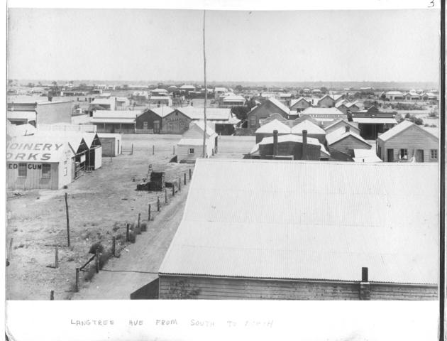 Langtree Avenue from South to North, Mildura.