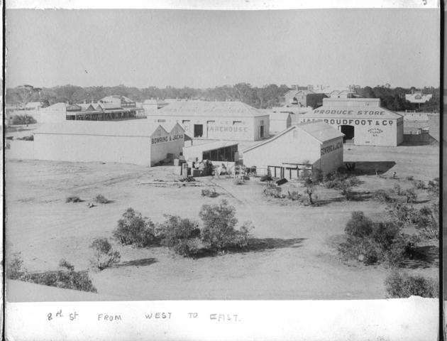 8th Street from West to East, Mildura.