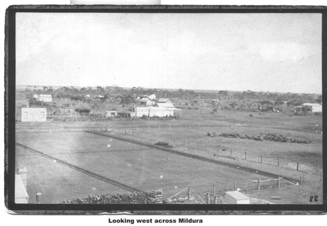 Looking West across Mildura.
