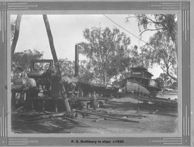 P S 'Rothbury' on slips, Mildura.