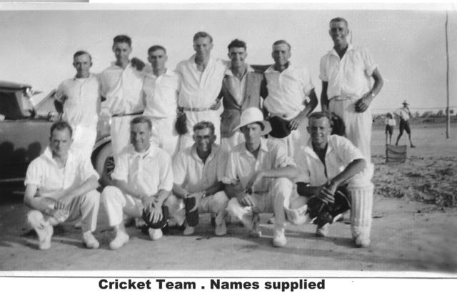 Cricket Team (names supplied), Mildura.