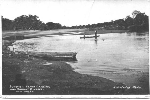 Junction of Murray & Darling Rivers, Mildura.