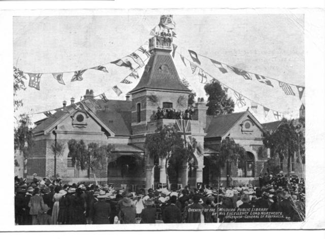 Opening of the Public Library, Mildura.