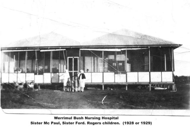 Werrimul Bush Nurshing Hospital, Mildura.