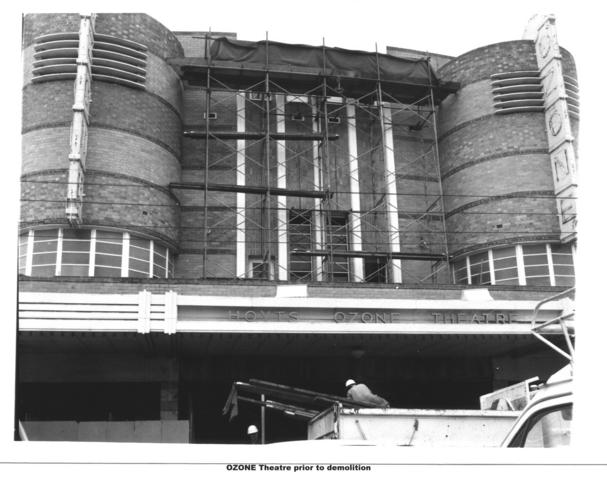 Ozone Theatre prior to demolition, Mildura.