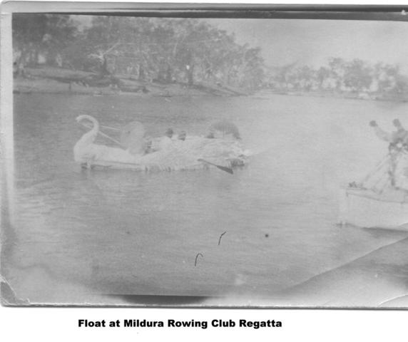 Float at the Rowing Regatta, Mildura.