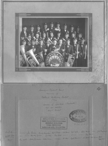 Sunraysia District Band, Mildura.