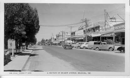 A section of Deakin Avenue Mildura