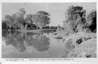 Reflections, Lock Island, Murray River, Mildura