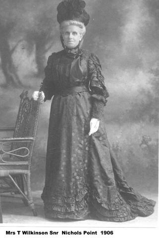 Mrs T Wilkinson Snr Nichols Point, Mildura. 