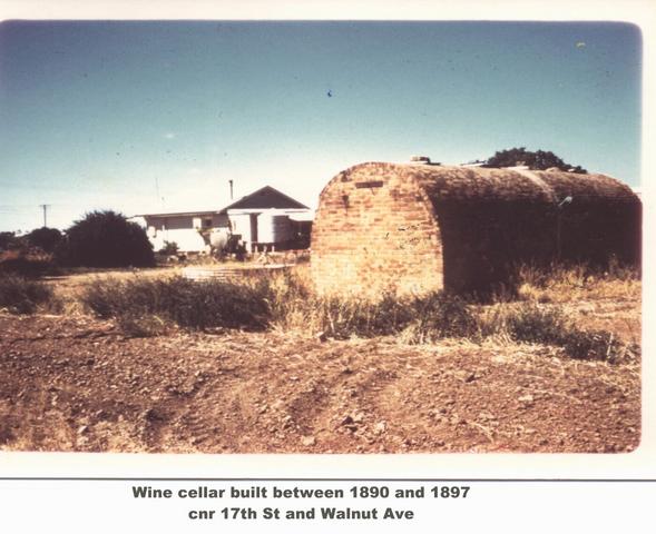 Wine cellar, 17th St/Walnut Ave, Mildura.