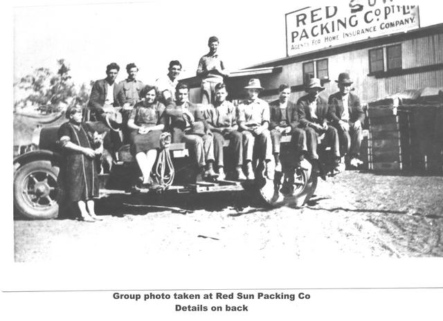 Red Sun Packing Co, Mildura.