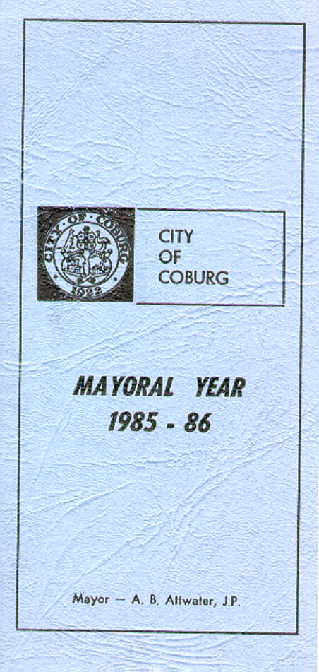  City of Coburg Mayoral Year 1985-86