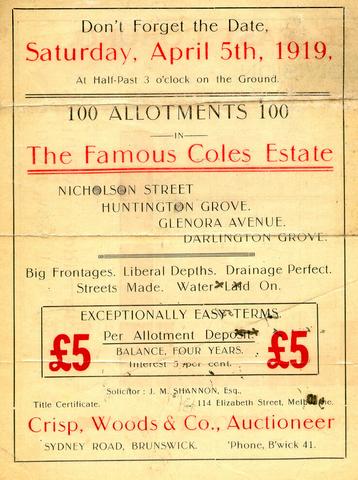  Famous Coles Estate East Coburg Subdivision