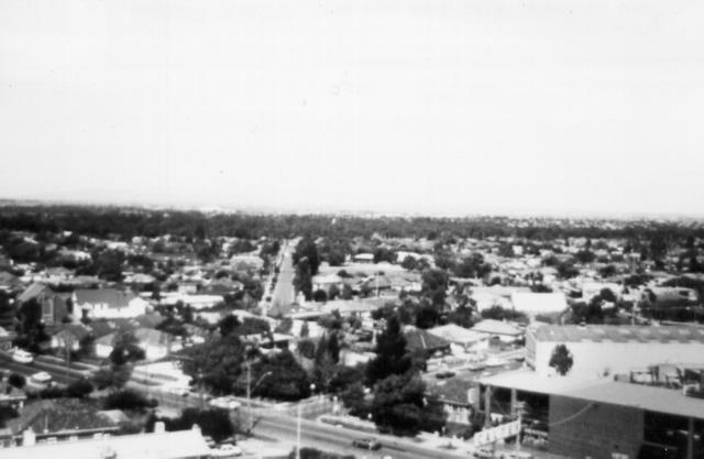  View from the Top of Hutchinsons Flour Mill. Hartington St.