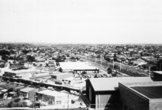  View from the Top of Hutchinsons Flour Mill. Hartington St.