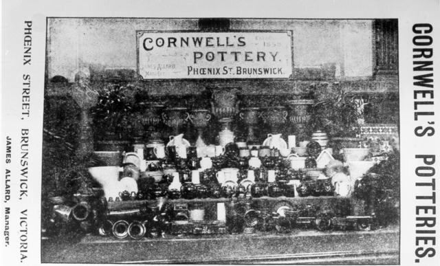  Display of Cornwell's Potteries